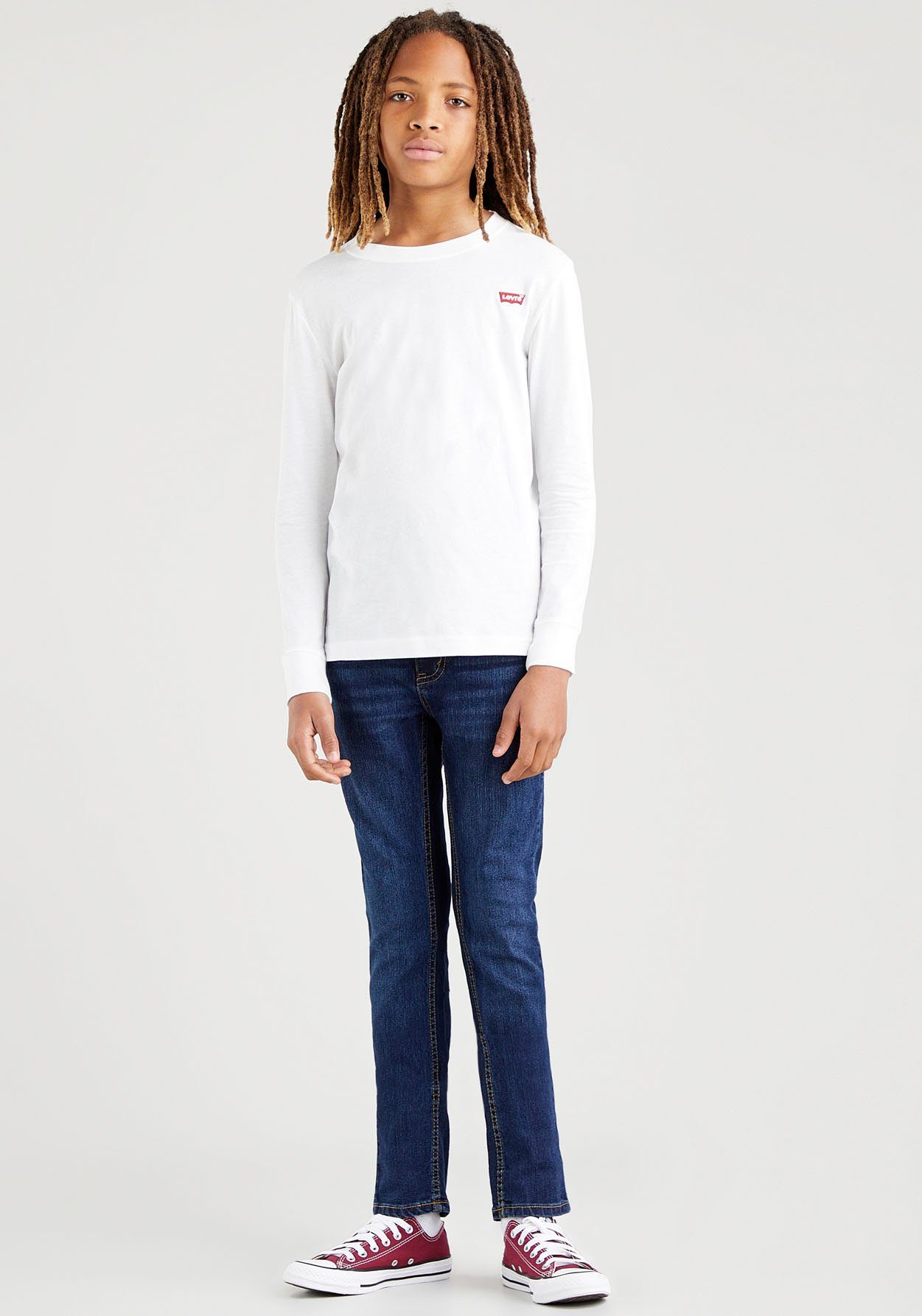 Levi's® Kids Langarmshirt LVB LS GRAPHIC TEE SHIRT mit Logo Stickerei for BOYS – Bild 3 von 5