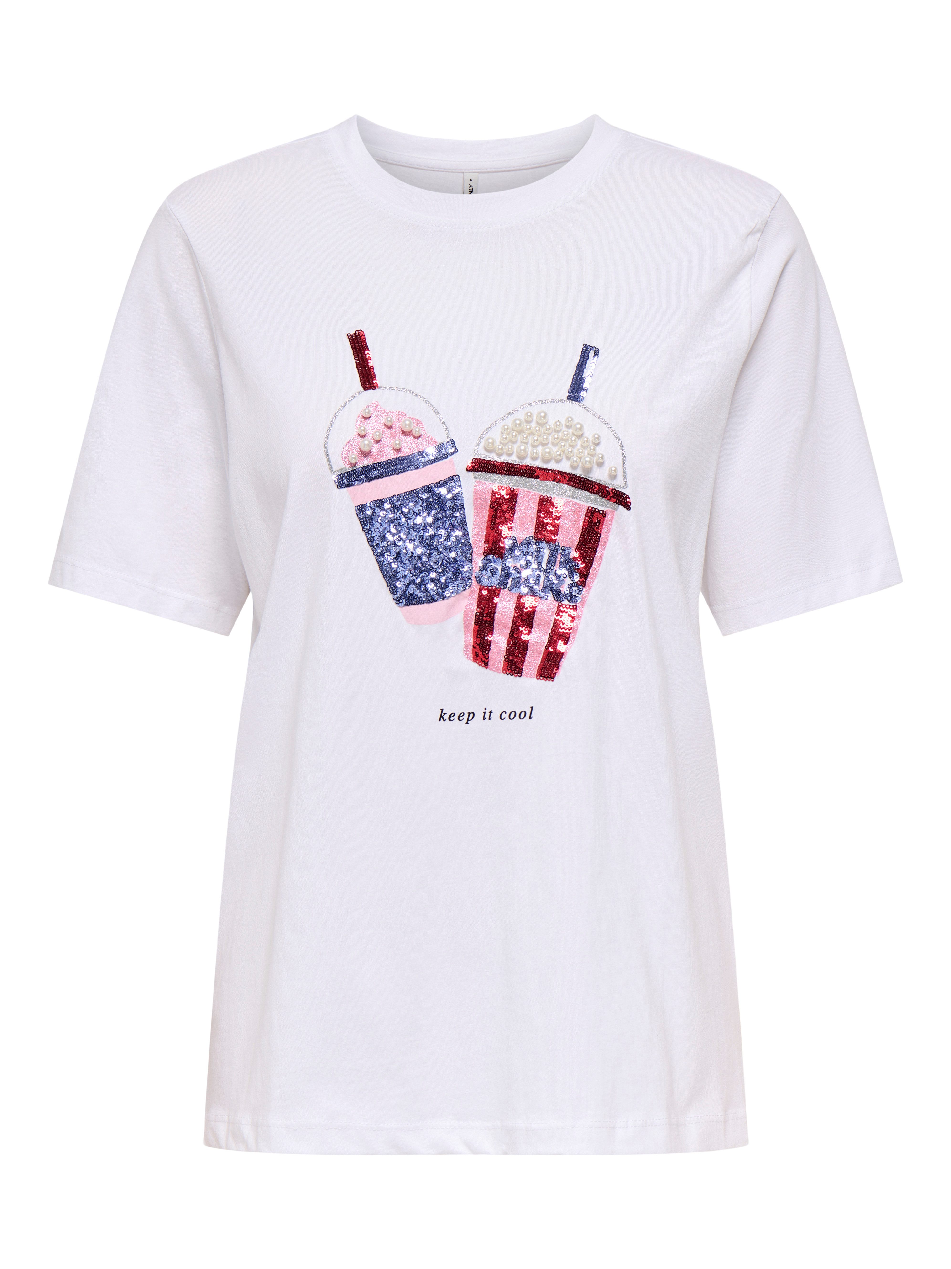 ONLY Kurzarmshirt ONLBURST LIFE S/S POPCORN TOP BOX JRS Baumwolle, regular günstig online kaufen