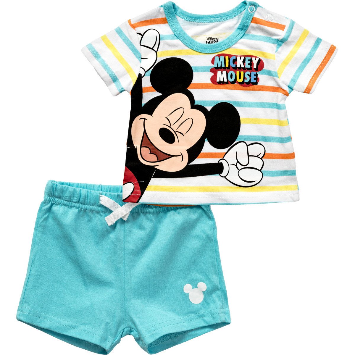 Disney T-Shirt & Shorts Minnie Mouse Unisex Kinder (2-tlg) Shirt, T-Shirt, Shorts, Kurze Hose, Set Shirt Shorts