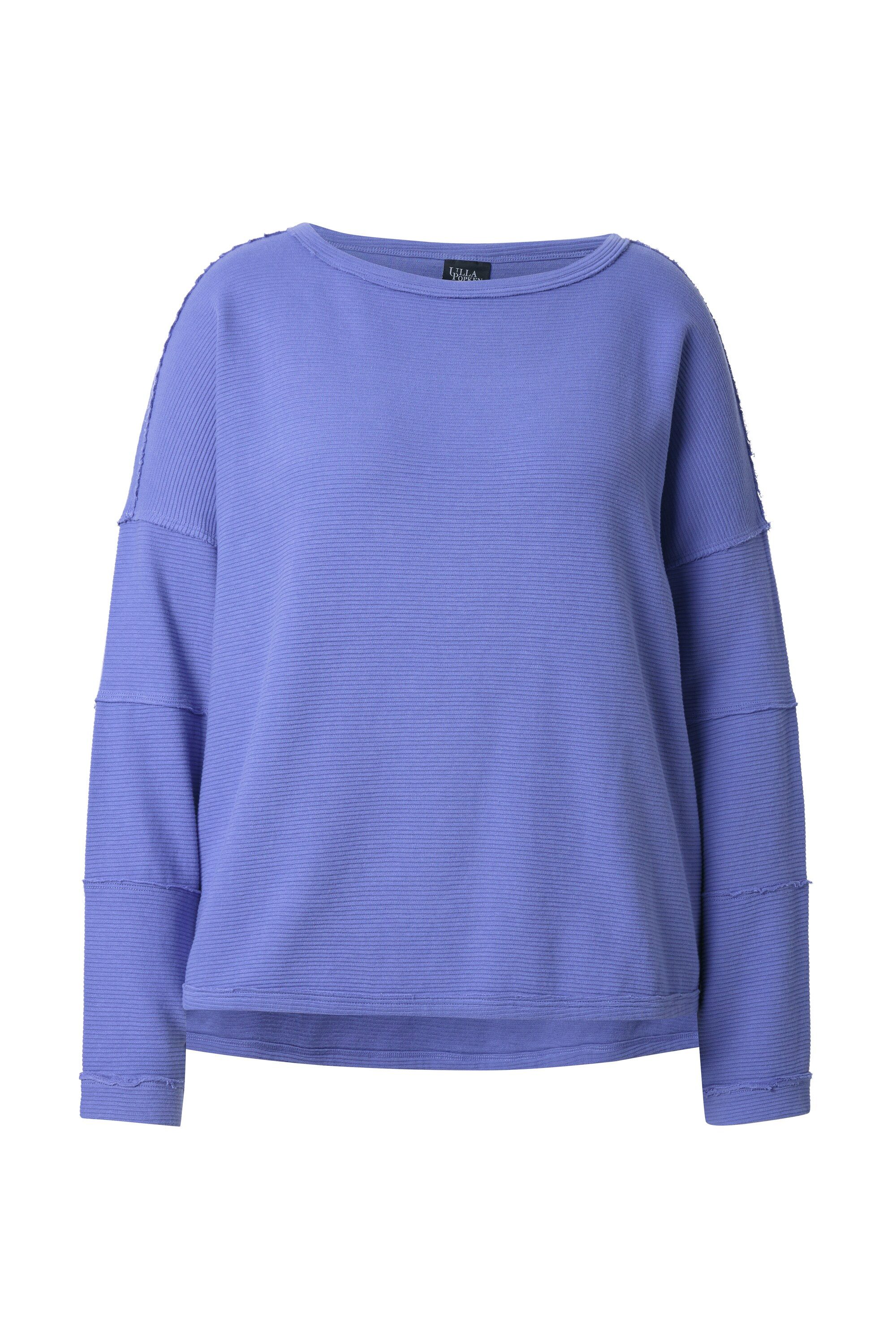 Ulla Popken Sweatshirt Sweatshirt offene Kanten günstig online kaufen