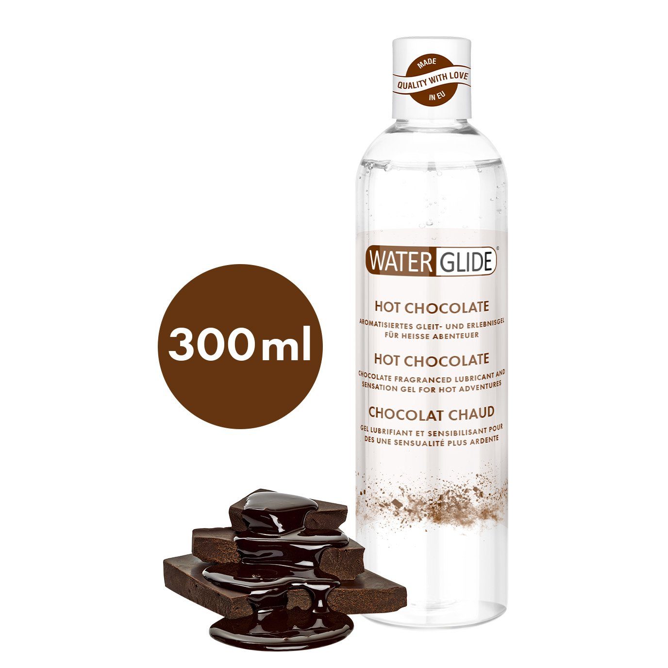 Gleit-& 300ml, Waterglide Stimulationsgel EIS 'Hot Erlebnisgel, EIS 0-tlg. Chocolate',
