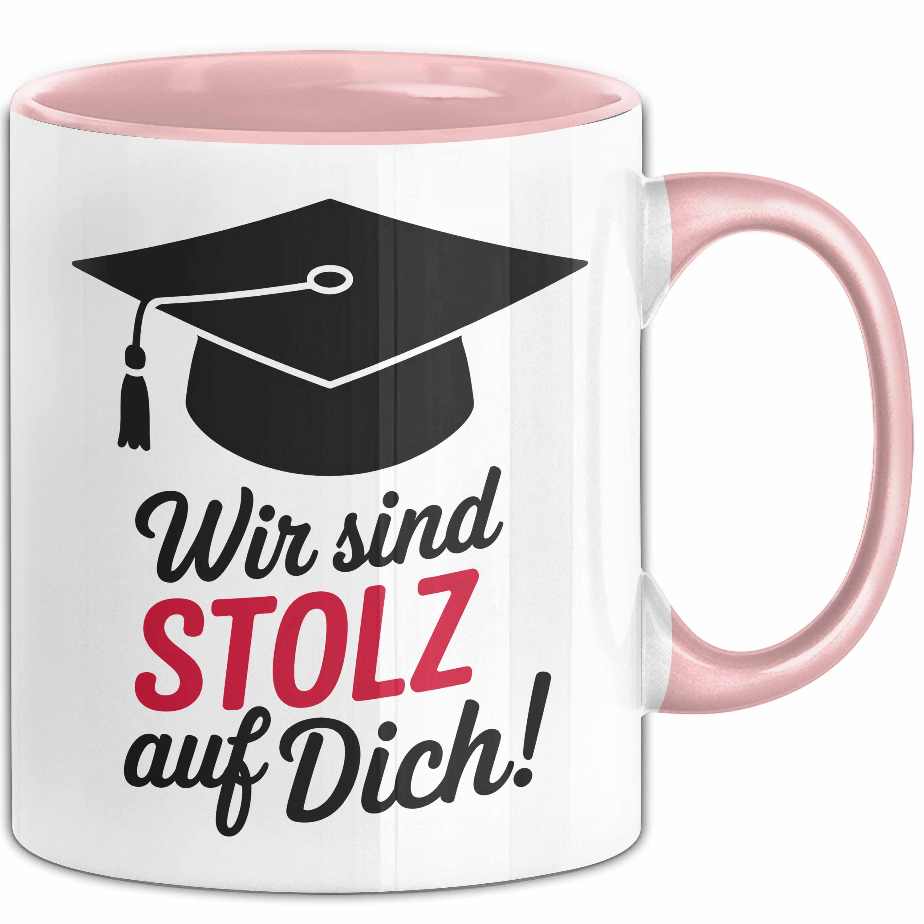 Trendation Tasse Schüler Abschluss Tasse Geschenk Lustige Geschenkidee Spruch Wir Sind, Keramik