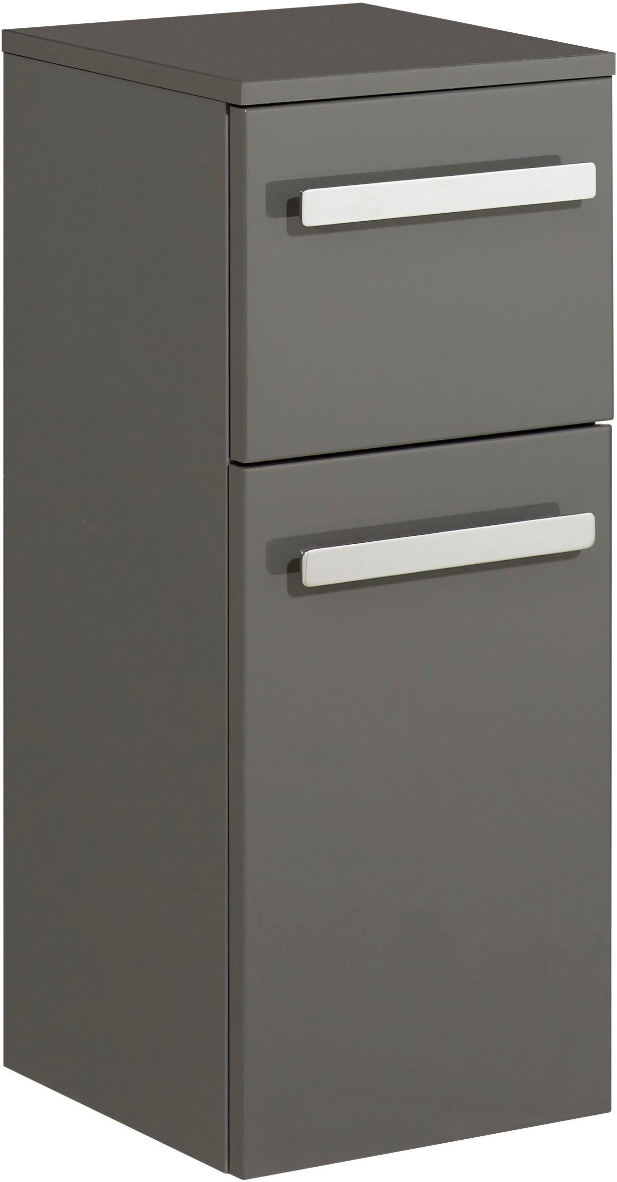 Saphir Badmöbel-Set Serie 4005, vormontiert, Glaswaschbecken, Spiegelschrank, (Set, 6-St), Badezimmer-Set mit Unterschrank, Hängeschrank, Midischrank, Türdämpfer