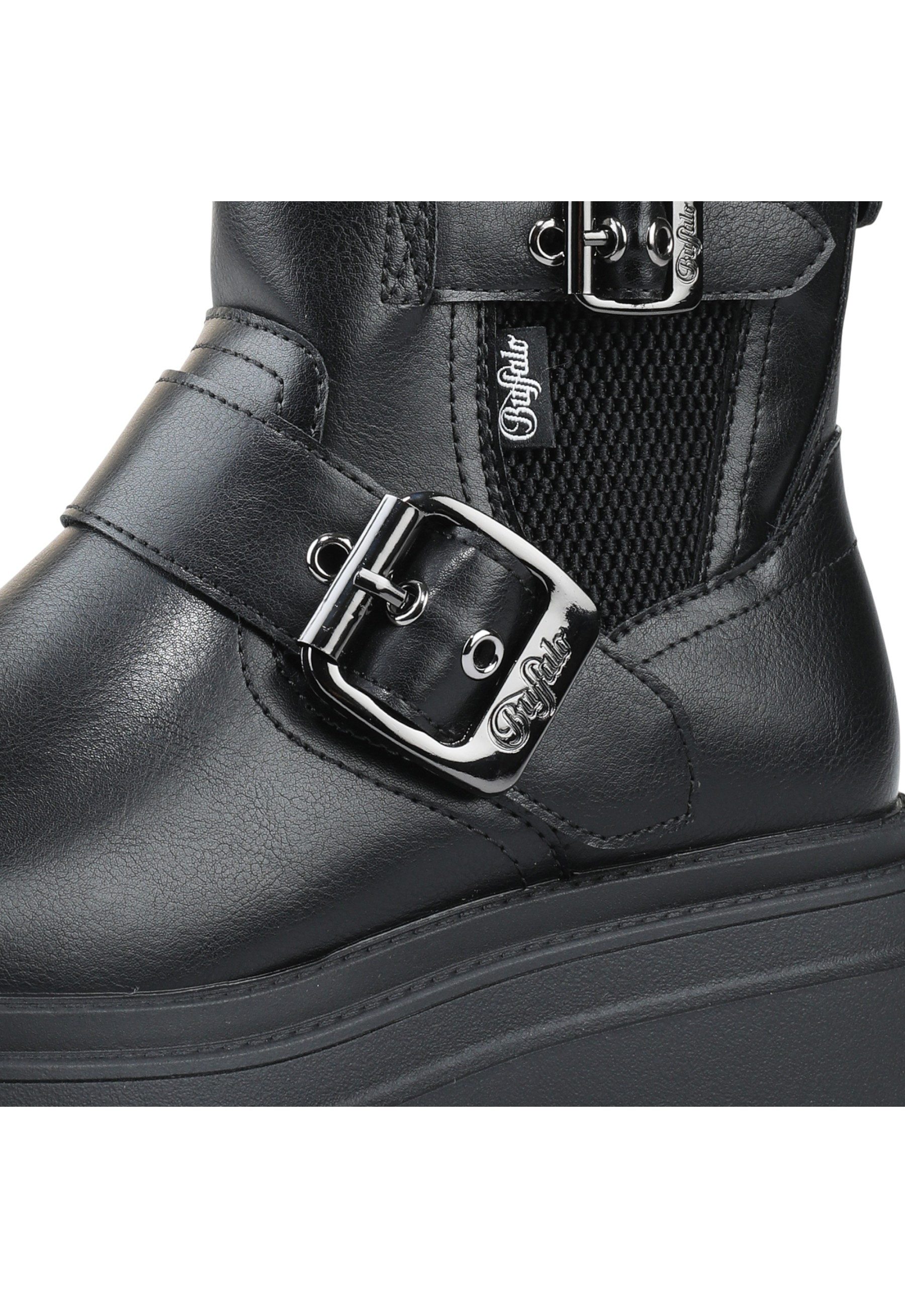 Buffalo PD00016426 Mars Chelsea Biker Black Stiefelette – Bild 5 von 5