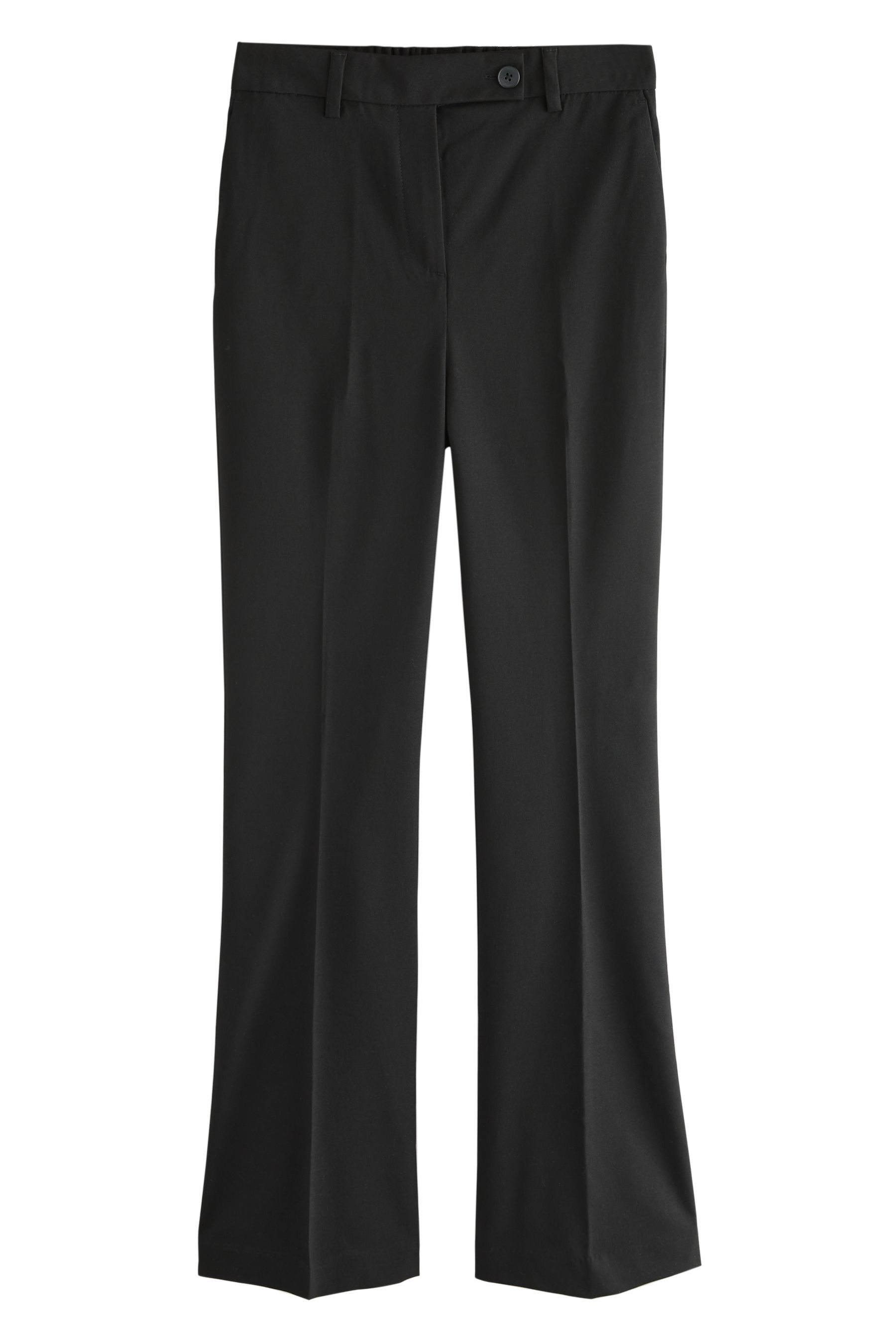 Anzughose Elegante Hose im Bootcut Fit mit Wolle, Kurzgröße