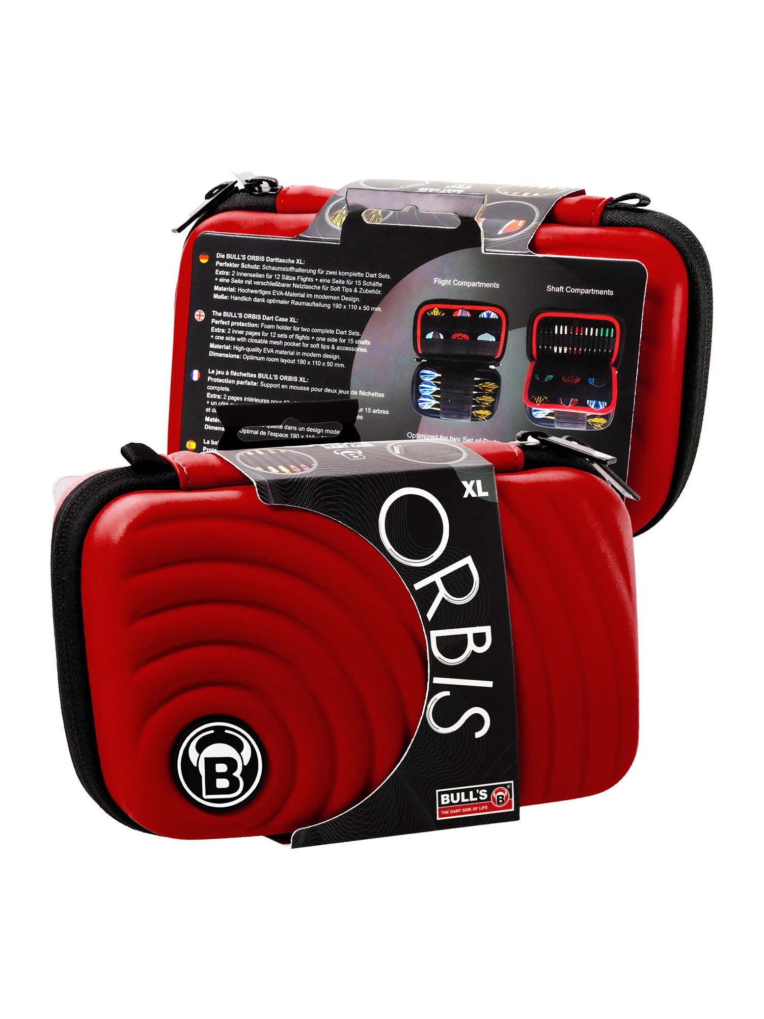 Dartpfeil Orbis HS Carbon Darttasche Dartbox Pfeilaufbewahrung Darts-Etui