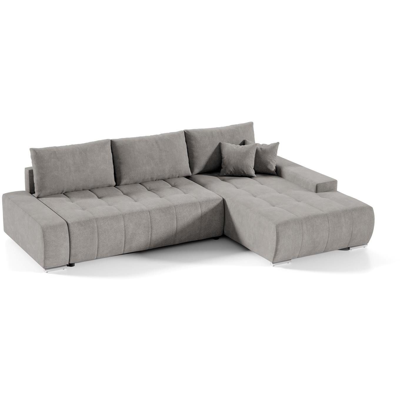 Beautysofa Ecksofa DRACO mit Schlaffunktion und günstig online kaufen