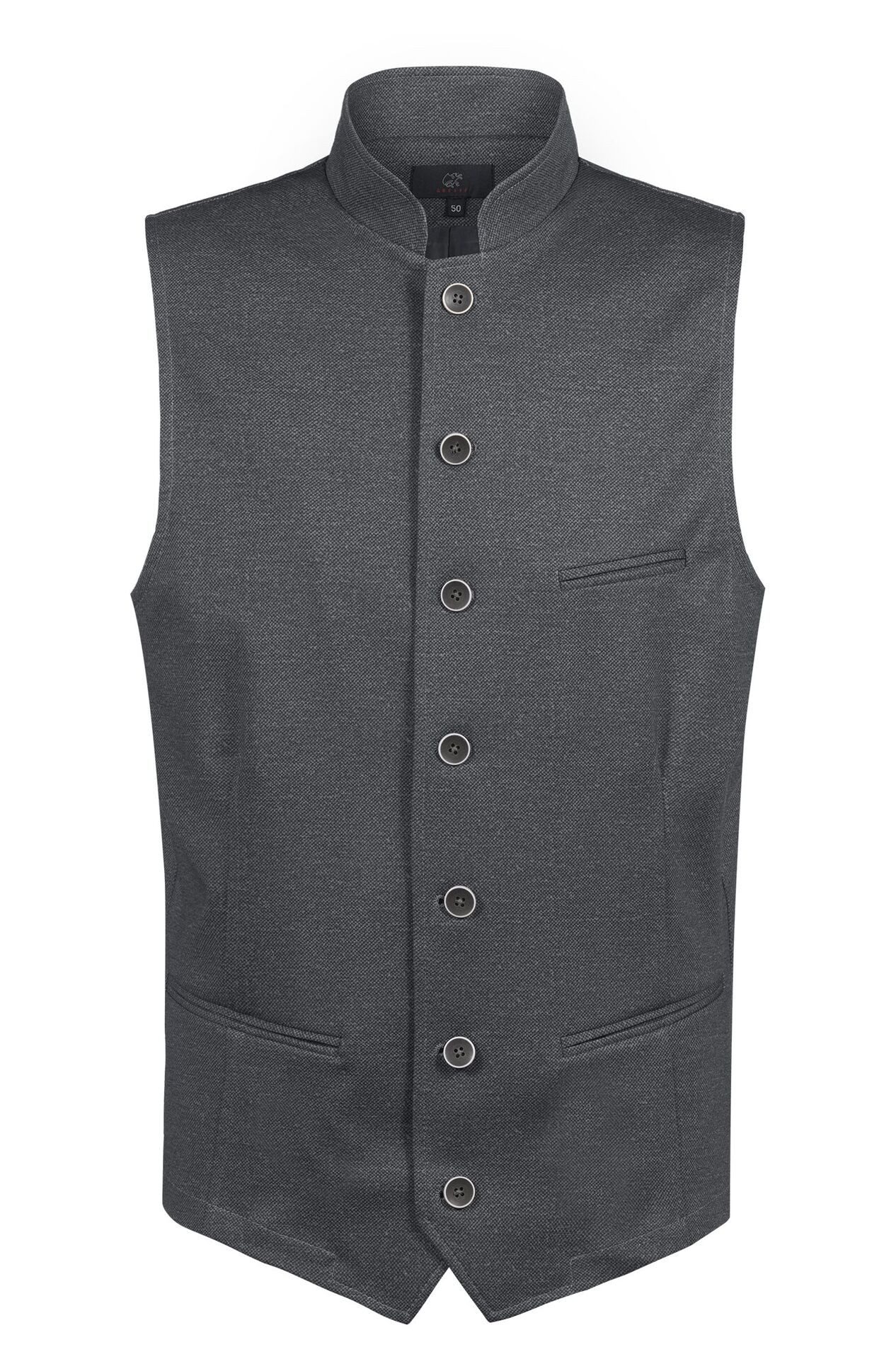 GREIFF Jerseyweste Greiff Corporate LANDHAUS Herren Jerseyweste Regular-Fit Grau