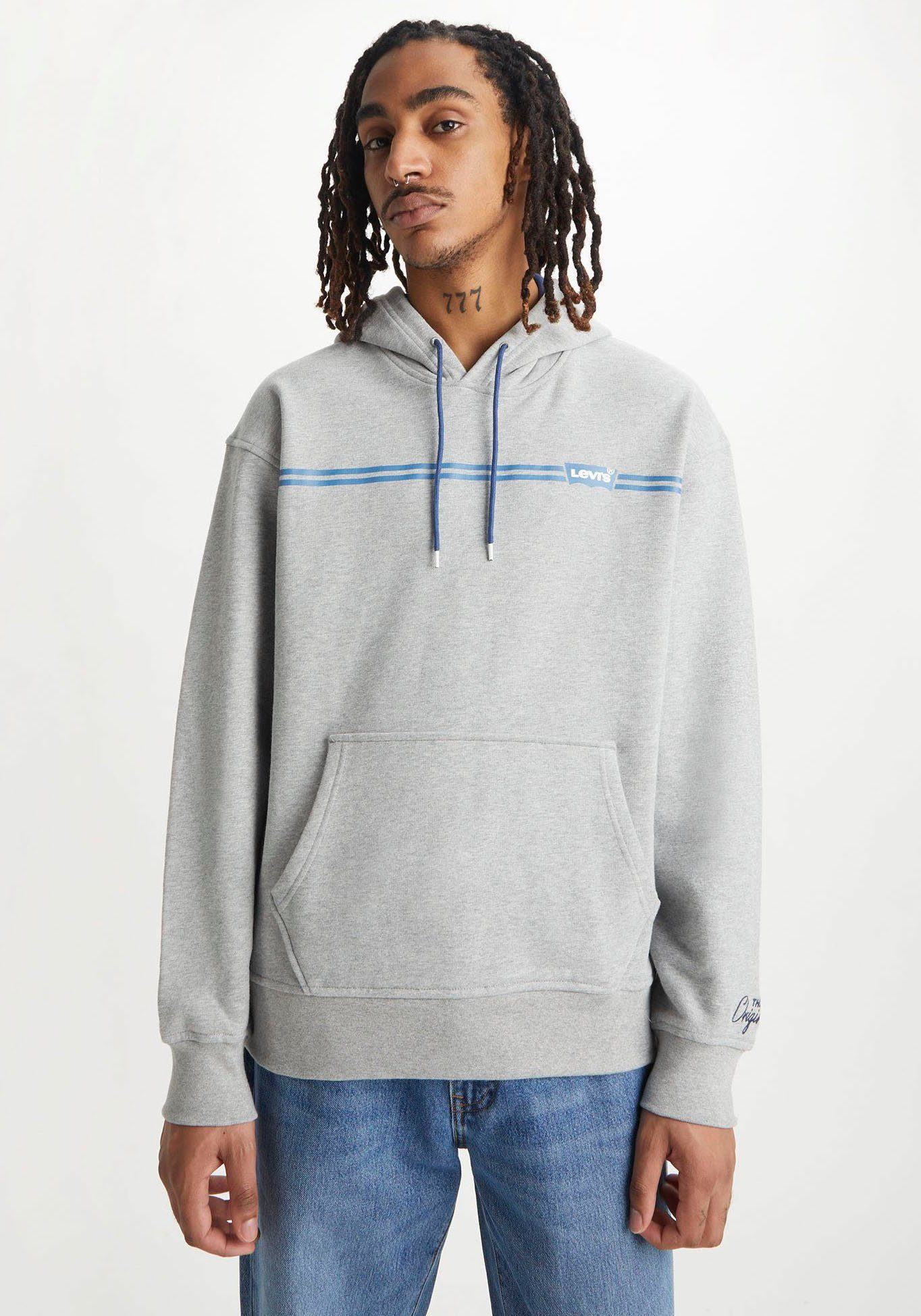 GRAPHIC grau RELAXED Hoodie Levi's®