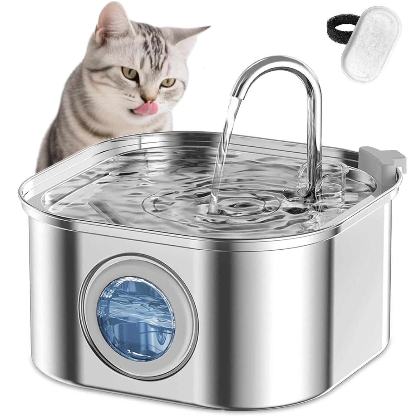 BlingBin Trinkbrunnen Katzenbrunnen 3,2L Trinkbrunnen für günstig online kaufen
