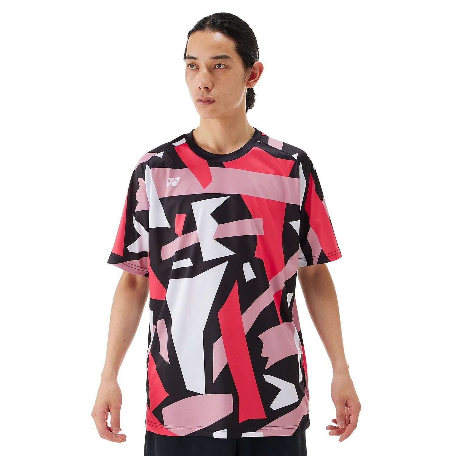 Yonex T-Shirt Practice Graphic 16743 (100% Polyester) 2025 schwarz Herren