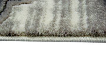 Teppich Moderner Teppich Kurzflor Teppich Wohnzimmerteppich grau bunt marokkanisches Muster, Carpetia, rechteckig, Höhe: 11 mm