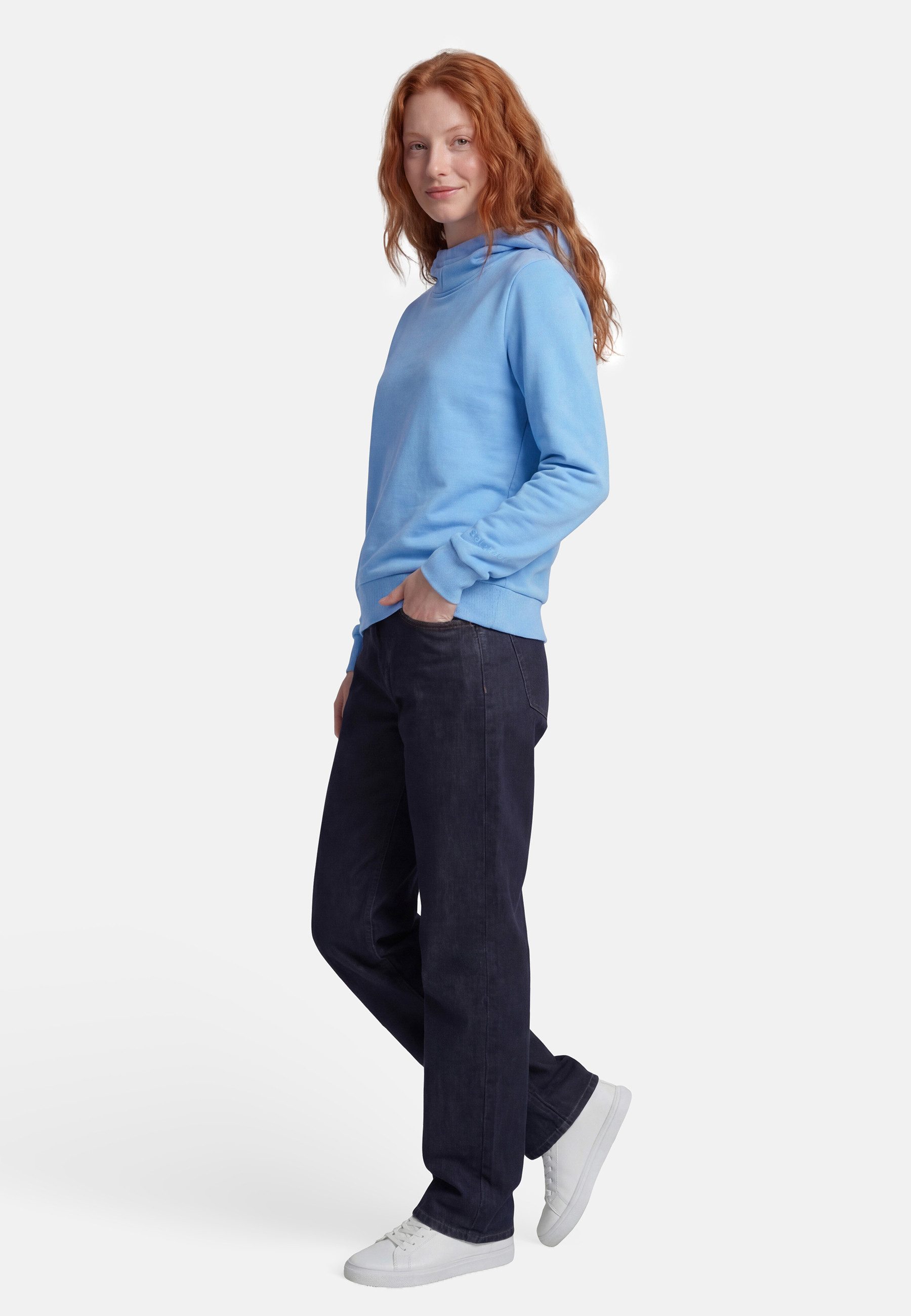 salzhaut Hoodie SUTSCHE Damen Regular Fit salzhaut Kapuzenpullover – bequemer Fit und nordisch klares Design – Bild 4 von 5