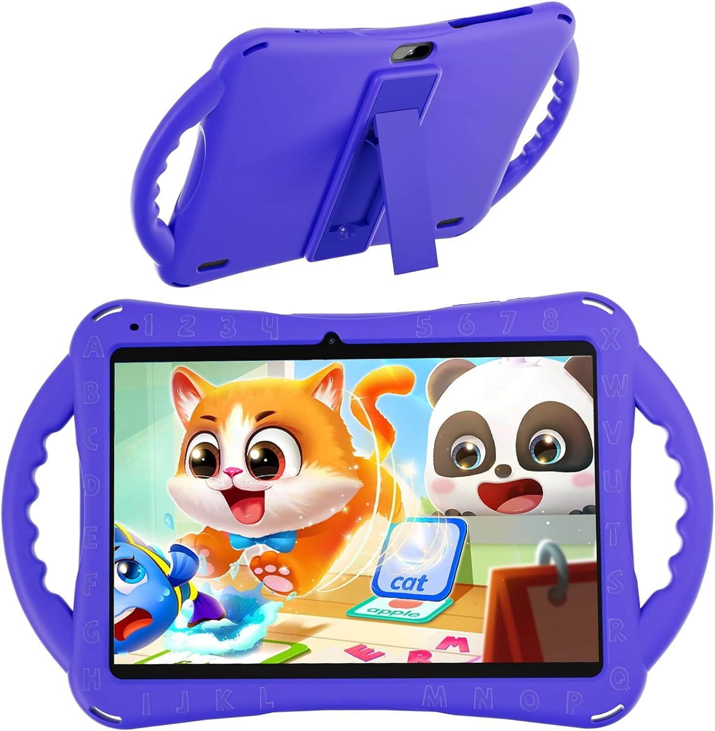 SGIN Kinder's 2 GB RAM Octa-Core bis zu 1,6 GHz Prozessor 5000 mAh Akku Tablet (10,1", 64 GB, Android 12, 2,4 G/5G WiFi, Kinder-Technologie für grenzenloses Lernen und Spielen)