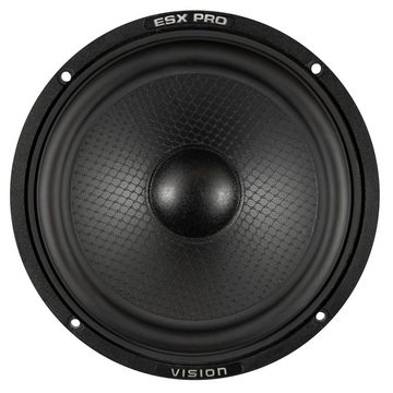 ESX VXP6.2W 16,5 cm Kickbass Tiefmittelton Lautsprecher Auto-Lautsprecher (125 W, 16cm, MAX: 250 Watt)