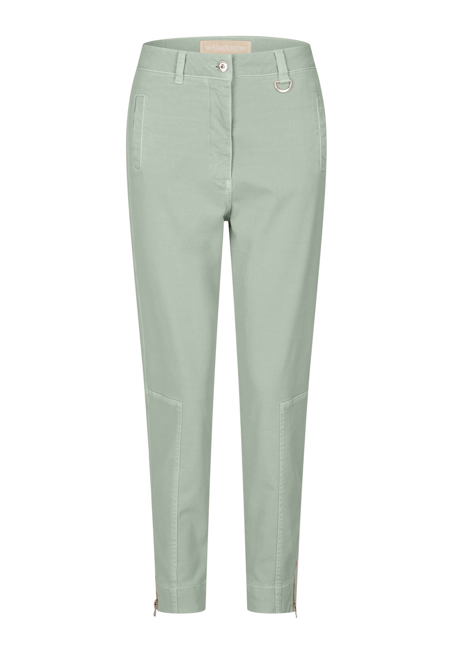 Stoffhose Hose mit Reißverschluss-Saum