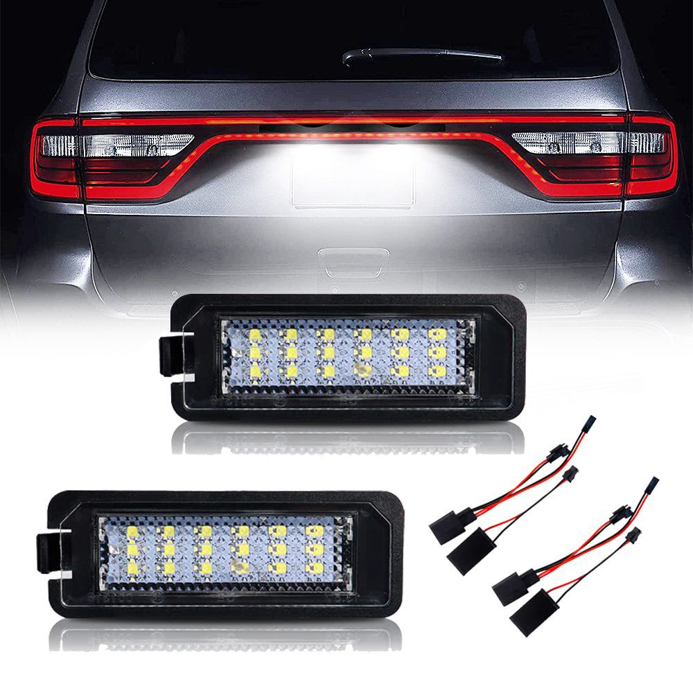 Hikity LED Laterne LED-Kennzeichenleuchte für Volkswagen Polo 9N 9N3 GOLF Passat, Volkswagen VW Golf 4 5 6 mk4 MK6 MK7 GTi CC Rabbit Eos Beetle