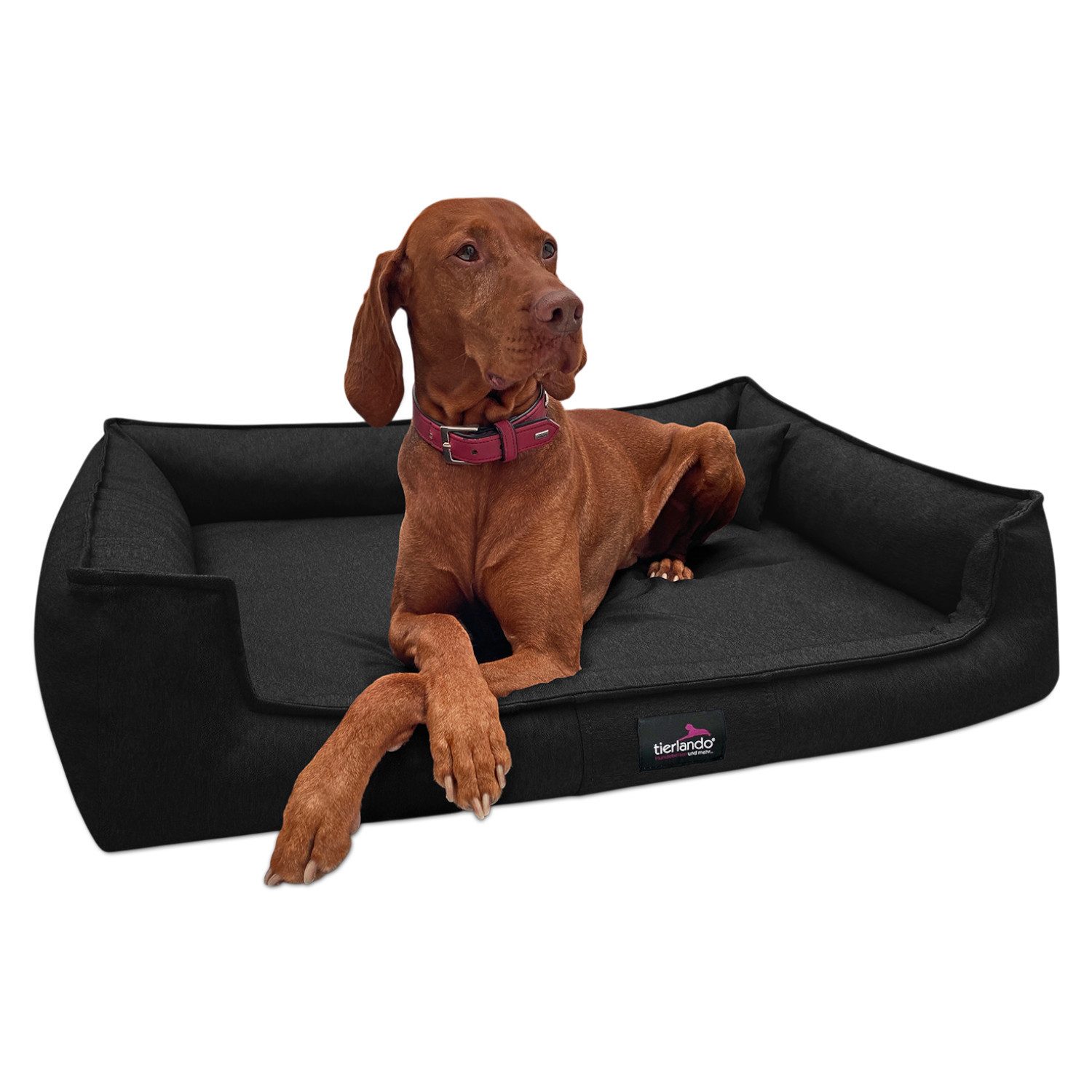 tierlando® Tierbett Orthopädisches Hundebett GUSTAV SCANDI CHIC Große Hunde XL Hundesofa, Feuchtigkeitsresistent, ergonomisch, mobile Matratze