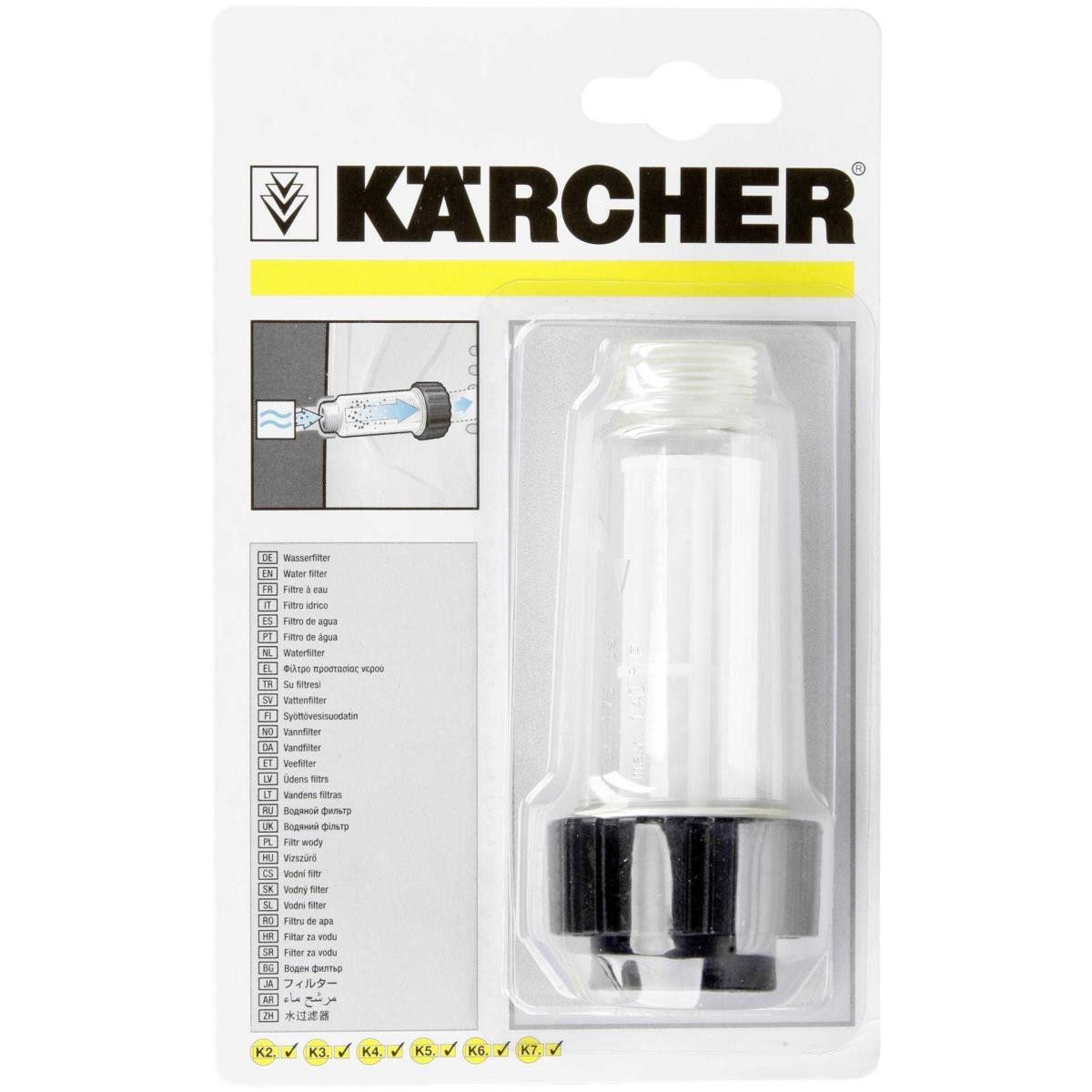 KÄRCHER Akku-Hochdruckreiniger Kärcher Wasserfilter, (Stück, 1 tlg., Kärcher)