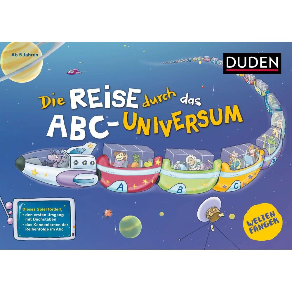 Duden Spiel Die Reise durch das Abc-Universum