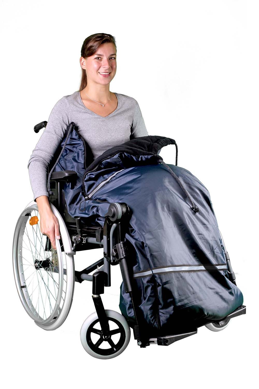 Rolko Fußsack Schlupfsack Rollstuhlfahrer Fußsack Fußwärmer Rolko-Thermo (1-tlg), wasserabweisend, rutschfeste Unterseite