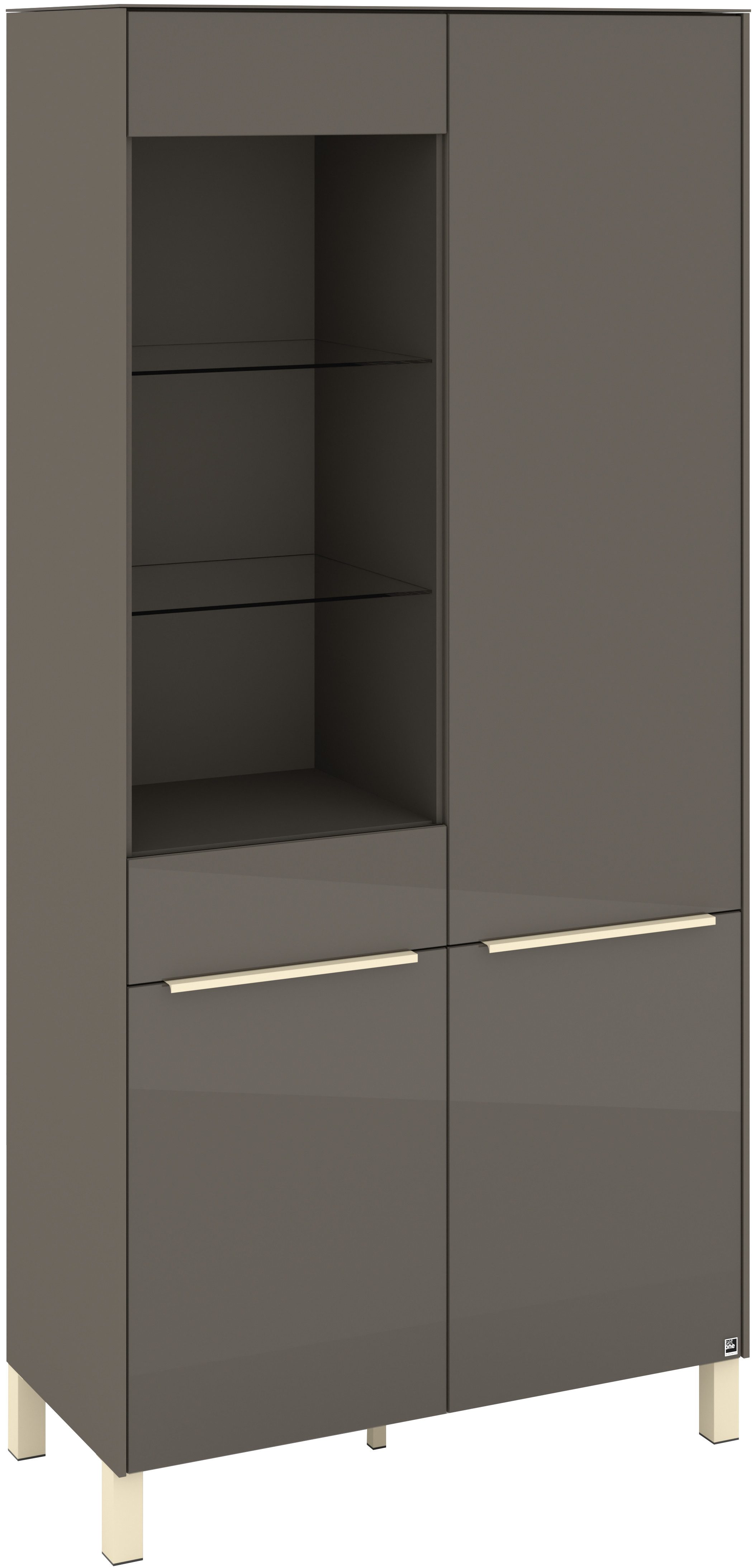 set one by Musterring Standvitrine Reno (1-St) Mit Vierkantfuß in diversen Farben, 197 cm Höhe & Farbauswahl