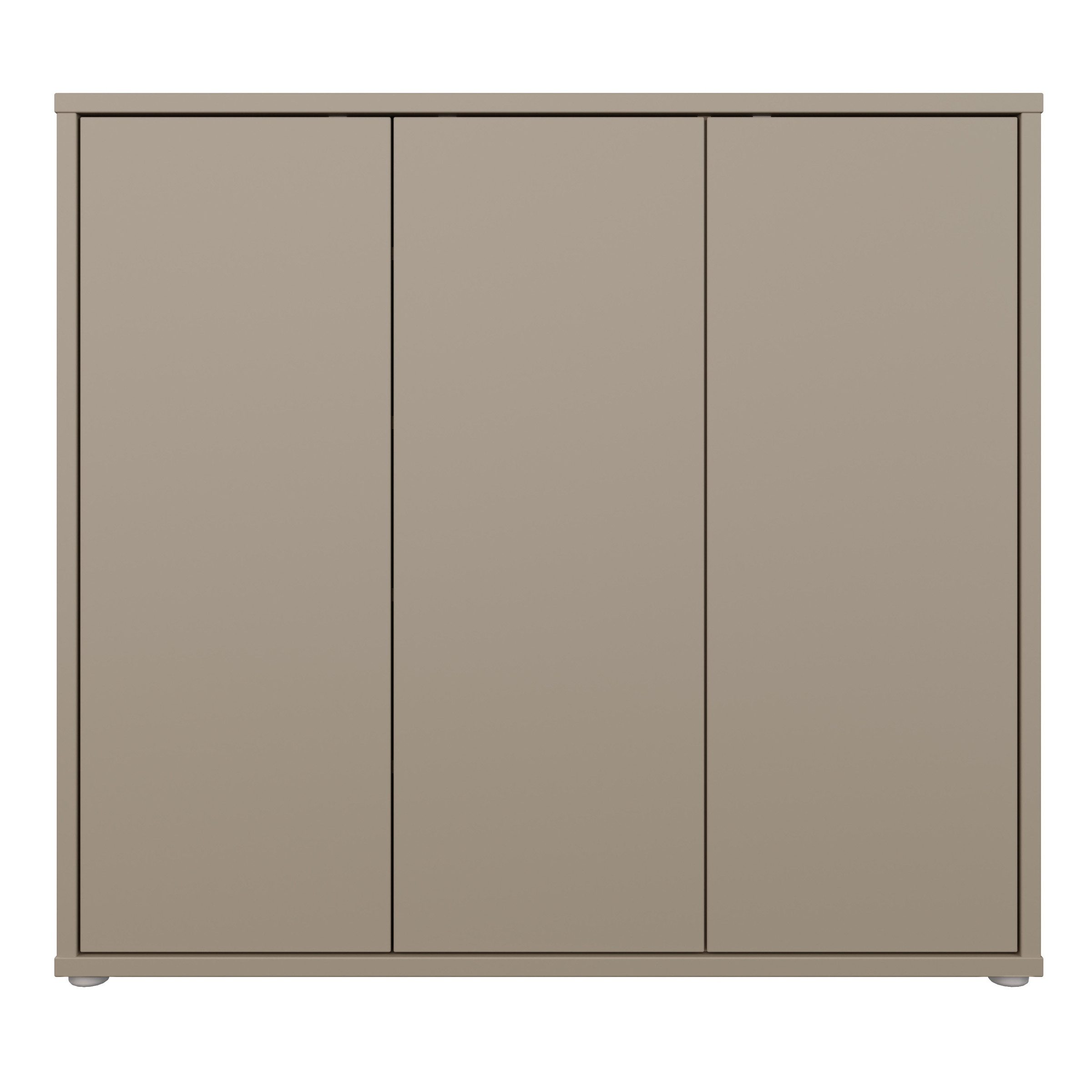 PREISBRECHER Schuhkommode ALICE SPRINGS, in Taupe - 109,2x99,1x34,9cm (BxHxT)