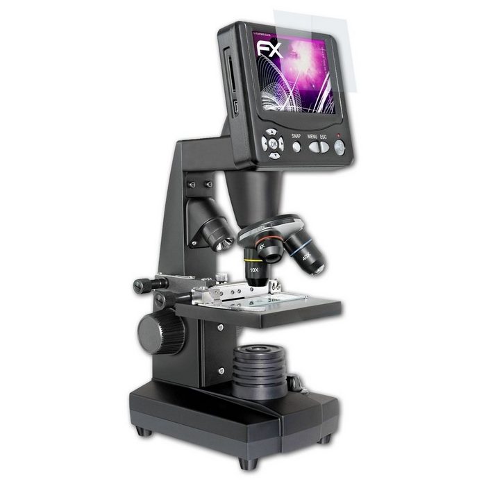 atFoliX Schutzfolie für Bresser LCD-Microscope 50-500x 3.5 Inch Ultradünn und superhart