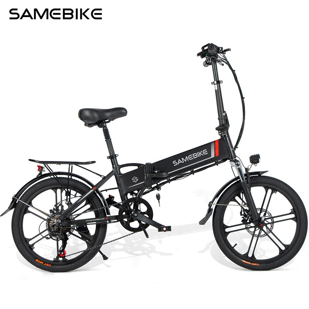 SAMEBIKE E-Bike »20LVXD30-II«, Shimano, Automatikschaltung, 500,00 W, 20''  Elektrofahrrad 7 Geschwindigkeiten 150 KG Max. Autonomie für Erwachsene 80  KM Zusammenklappbar wiederaufladbar