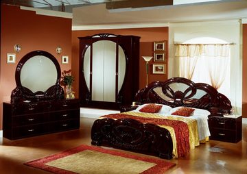 JVmoebel Bett Italienische Möbel Exclusiv Bett Design Polster Betten Doppel Betten