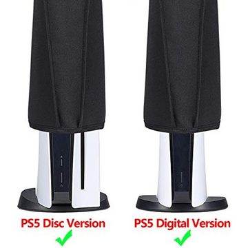 zggzerg Staubhülle für ps5,Schutzhülle Abdeckung Case für Playstation 5 PlayStation 5-Controller