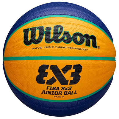 Wilson Basketball Basketball FIBA 3x3 Junior, Ideal für die Halle, Schulhöfe, Hartplätze und Co. geeignet