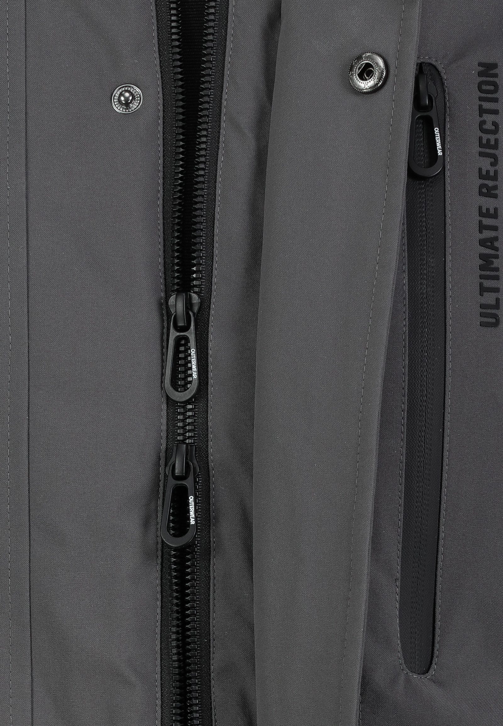 SUBLEVEL Parka Herren Winterjacke Jacke Warm Modern lang Mantel mit Kapuze