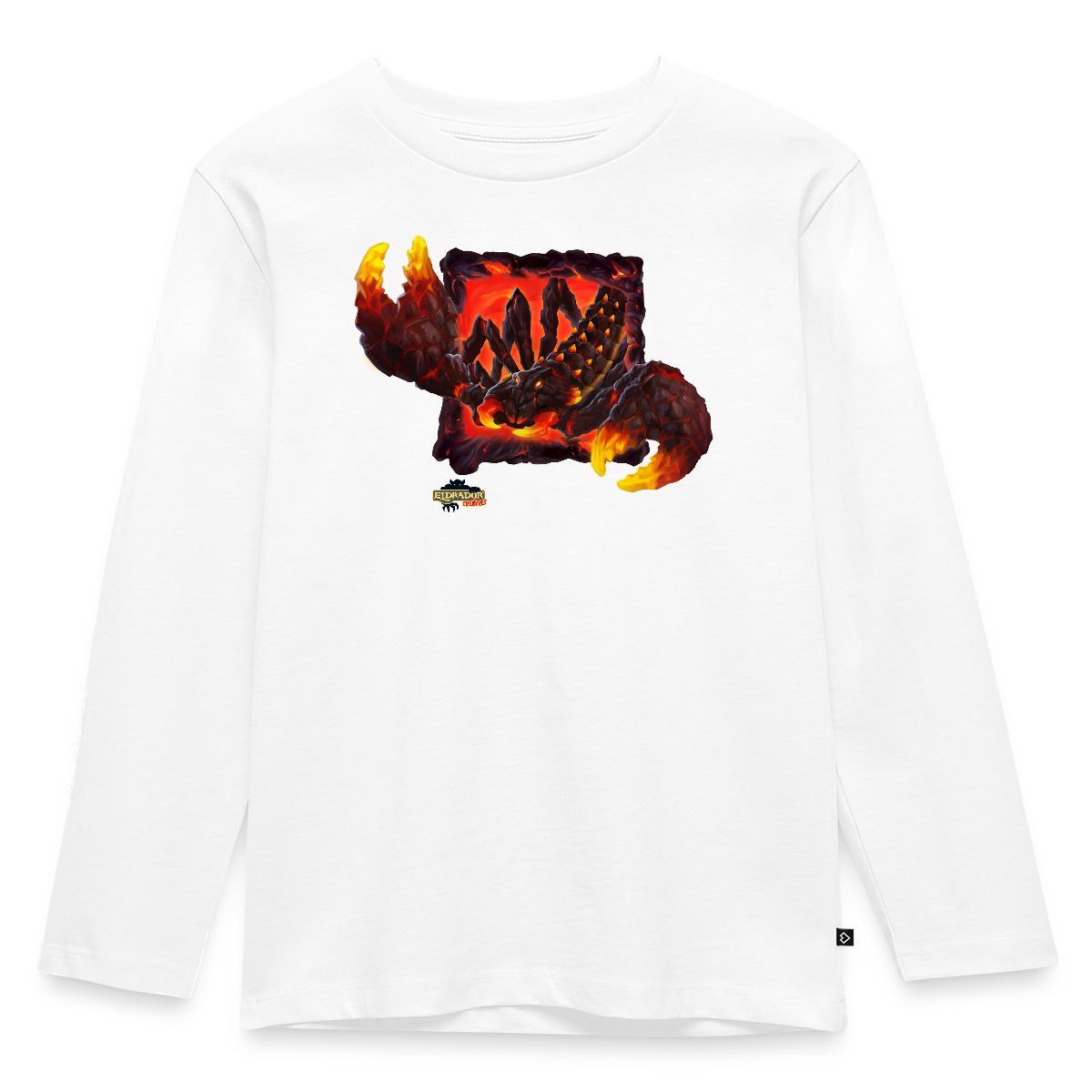 Spreadshirt T-Shirt Schleich Eldrador Lavaskorpion Kinder Premium Langarmshirt (1-tlg)