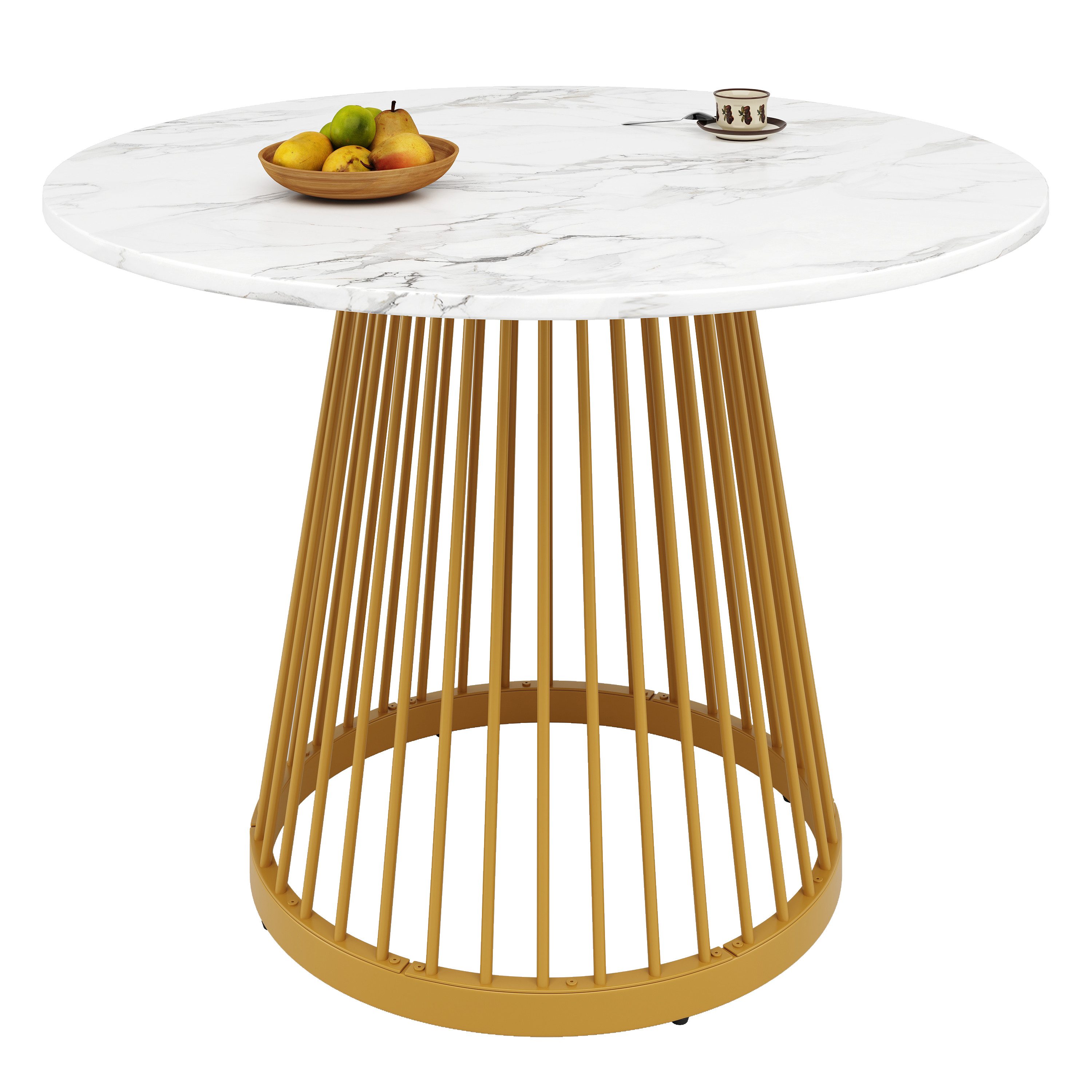 MODFU Essgruppe Stylisches Esstisch,Esszimmerstühle,Esstisch-Set, (80×80×76 günstig online kaufen
