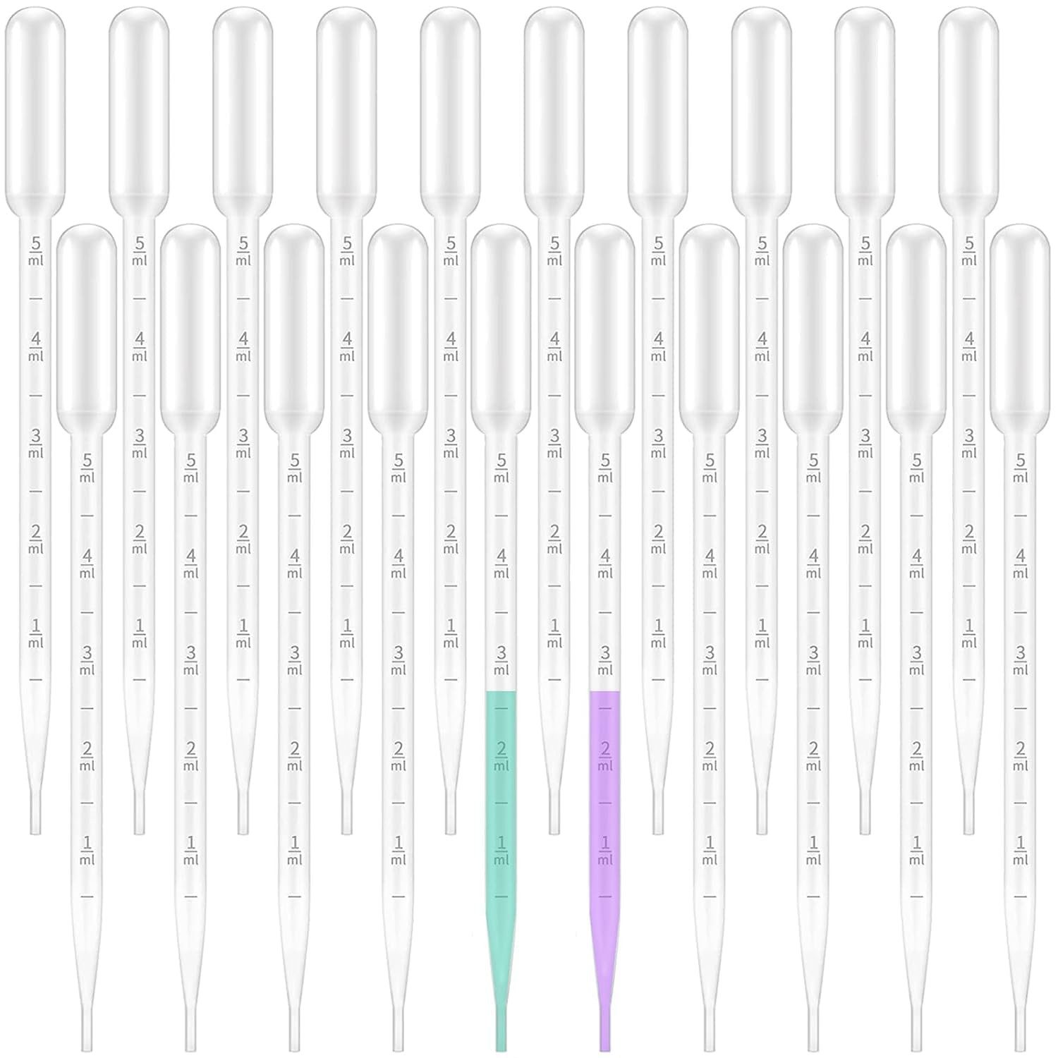 FELIXLEO Pipettenflasche 30 Stück Pipette,Pipetten Plastik,Pimpette,Transferpipetten aus (30 St)