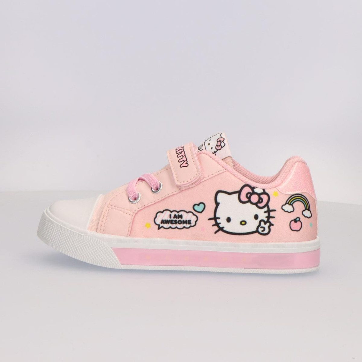 Hello Kitty Kinder Sneaker mit Lichteffekt für Alltag und Schule Sneaker (Set)