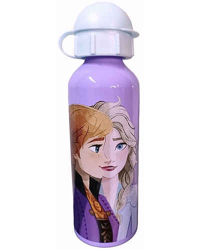 Disney Frozen Trinkflasche Elsa & Anna - Magic of Nature, Kinder Sport-Aluminiumflasche 520 ml BPA frei