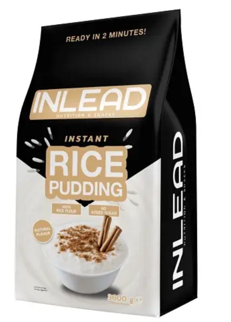 Inlead Nutrition GmbH & Co. KG INLEAD Instant Rice Pudding Natural 3000g Reis Reispudding Pulver, 1 er Einzelprodukt à 1 St., 3000 g, schnelle Zubereitung
