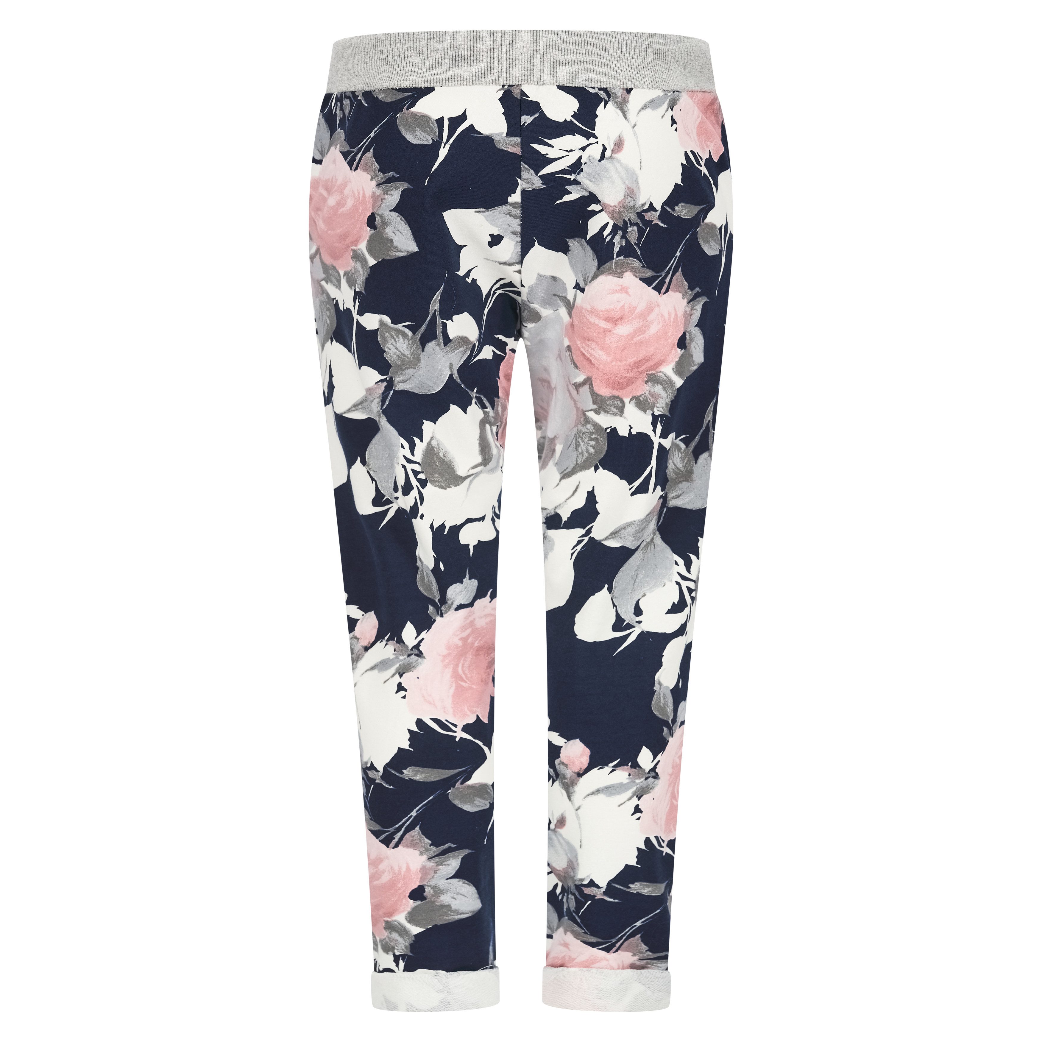 Mississhop Chinohose Damen Hose Blumen Jogginghose günstig online kaufen