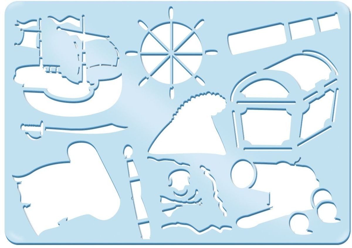 Ursus - Ludwig Bähr Zeichenschablone Mal-Schablonen 'Set 2'