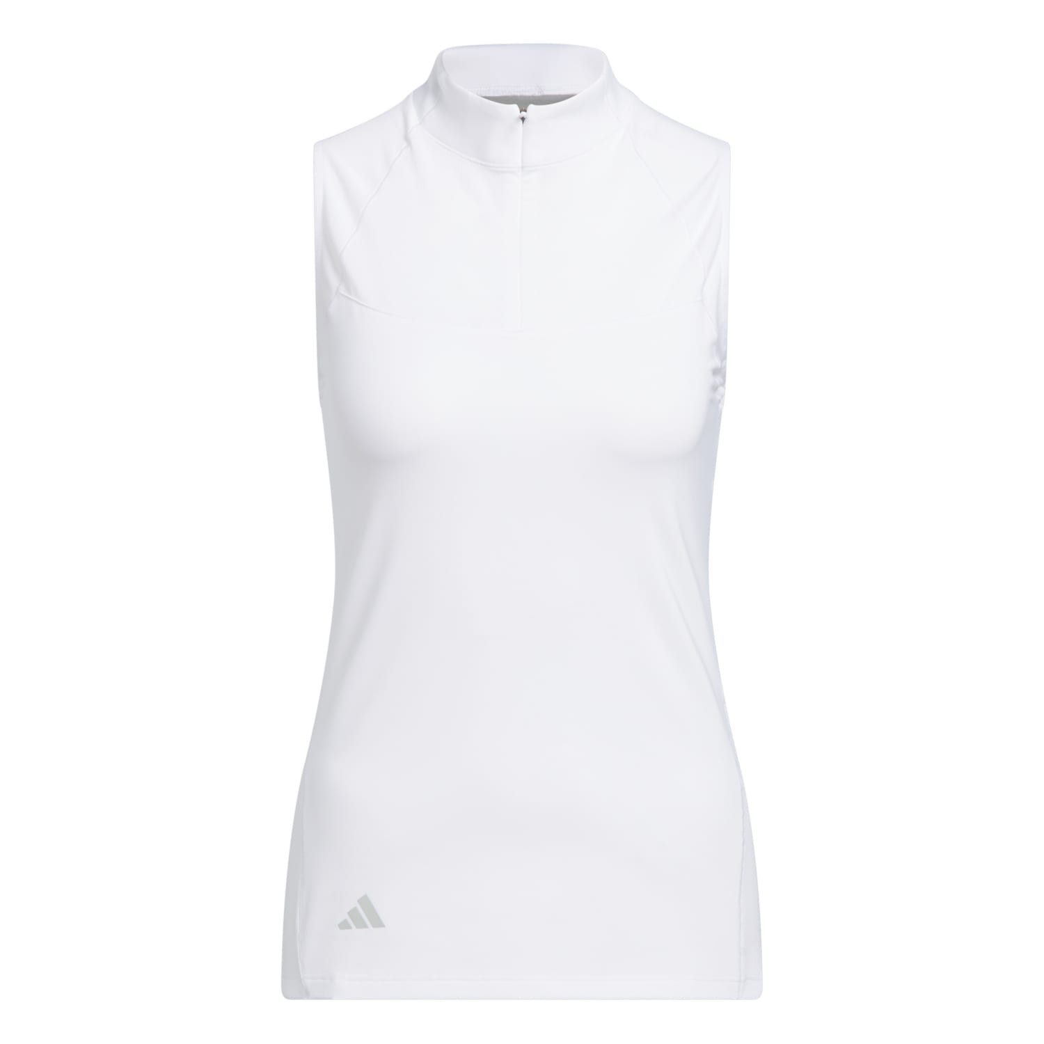 Poloshirt Adidas Golf Polo Ultimate365 Zip Mock Weiß Damen
