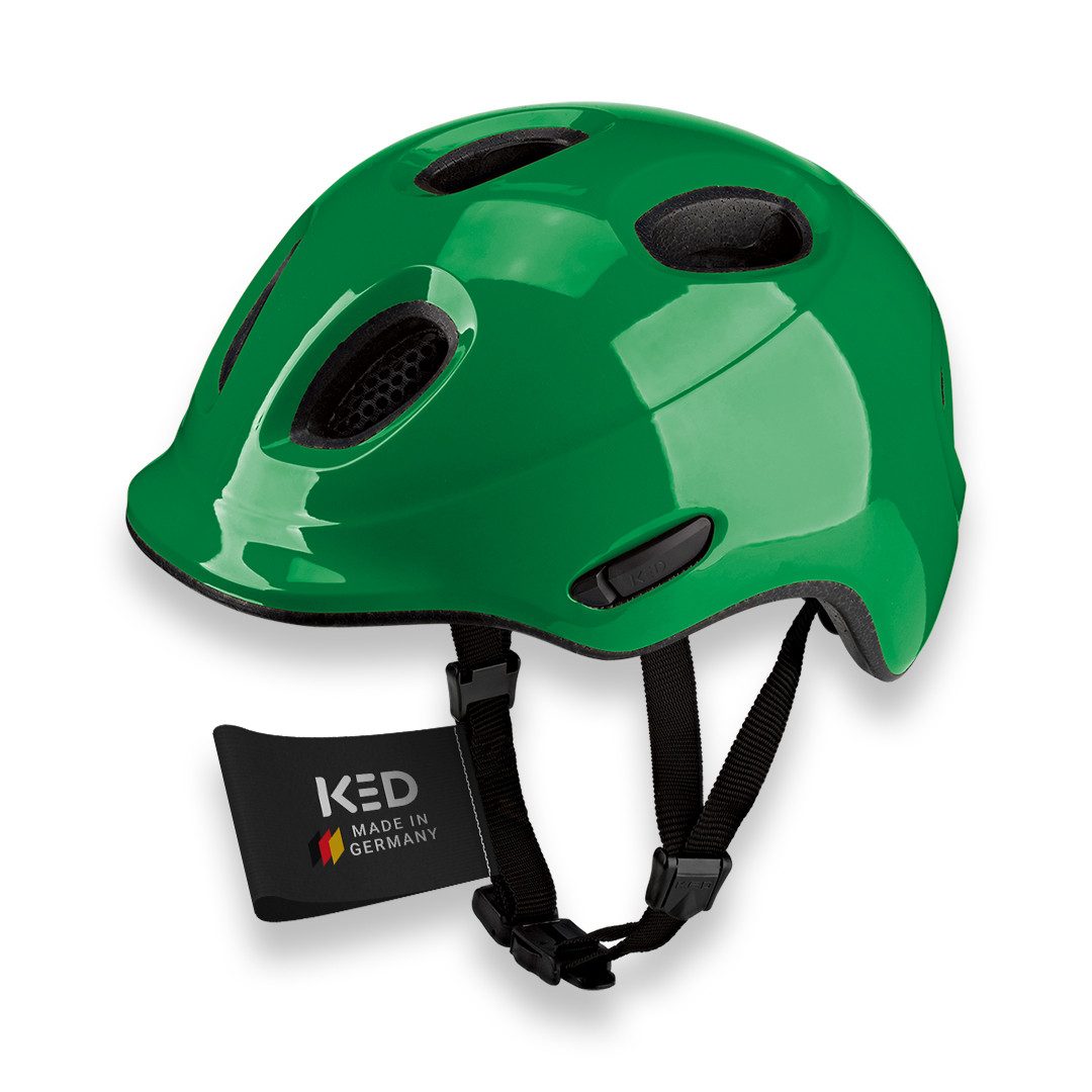 KED Kinderhelm Meggy Spark Kinderfahrradhelm, Inmold, 360° Verstellsystem, Reflektoren, Insektenschutznetz