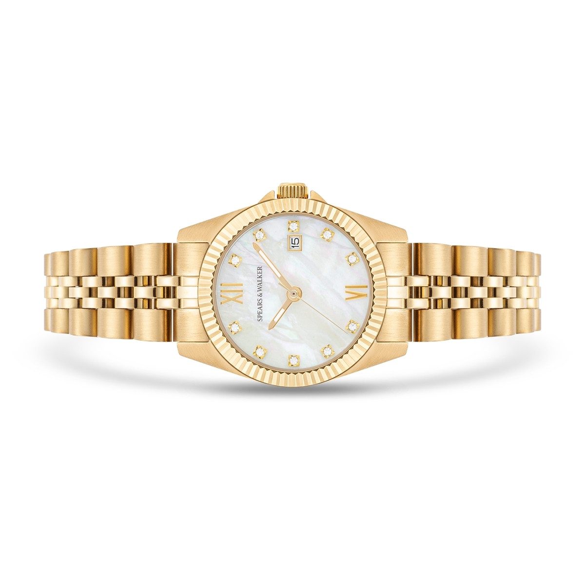 Spears & Walker Quarzuhr gelbgold günstig online kaufen