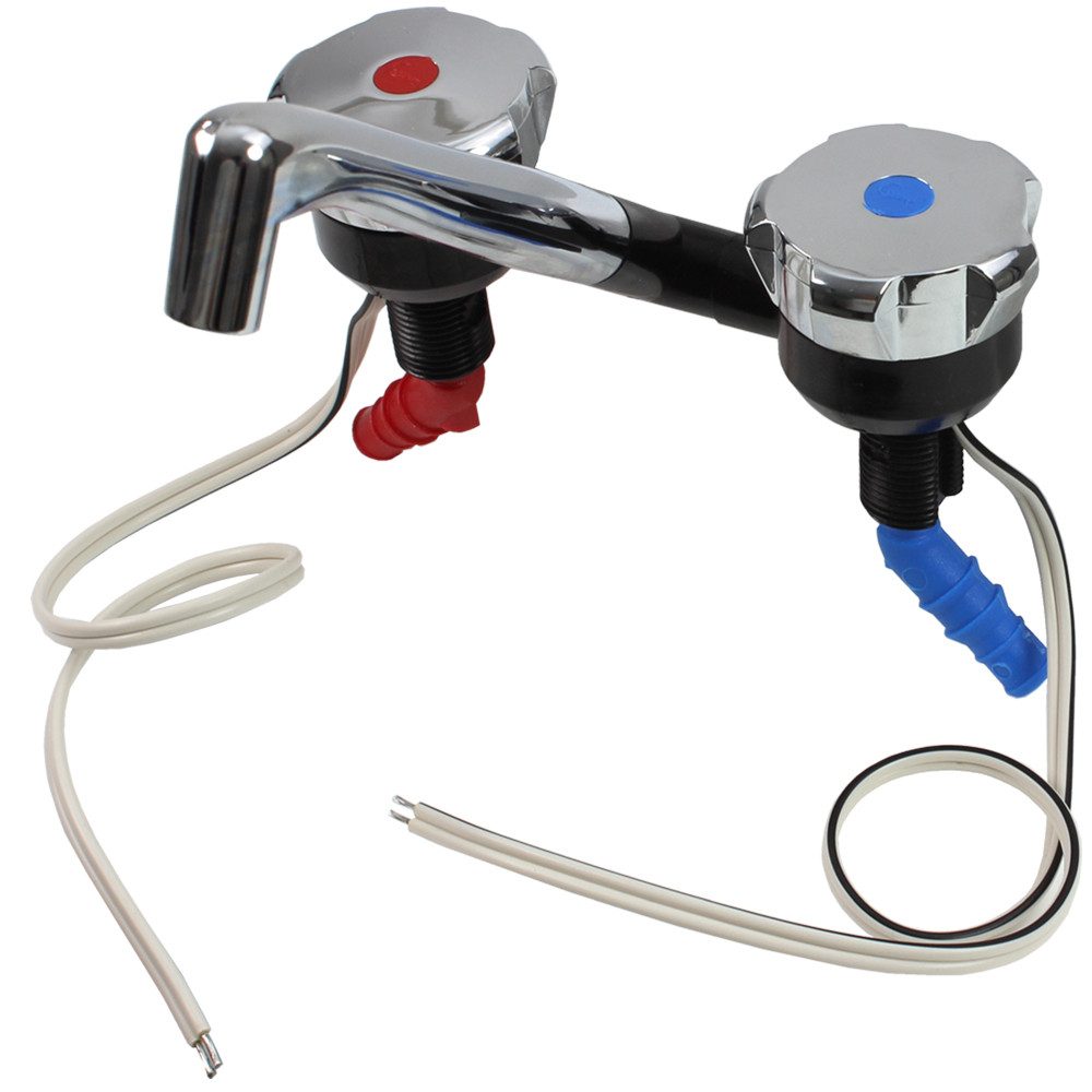 Comet Spültischarmatur Wasserhahn Mischbatterie Novo Super + Schalter dreh und schwenkbar