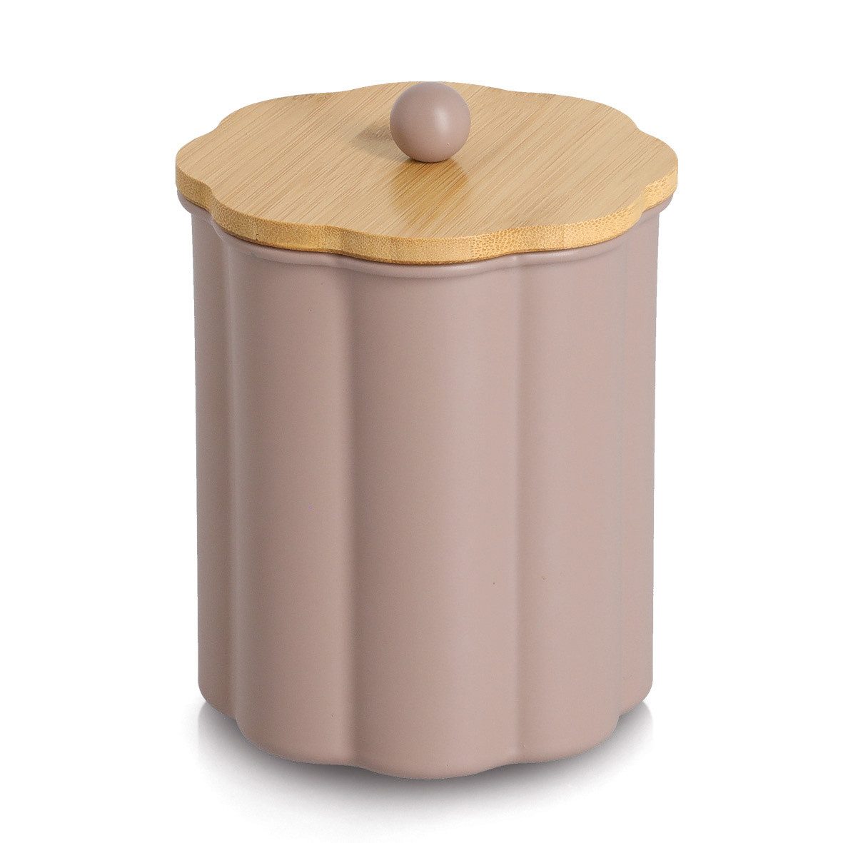 Zeller Present Vorratsdose Vorratsdose ZELLER, Bambusdeckel, 1 l, Metall