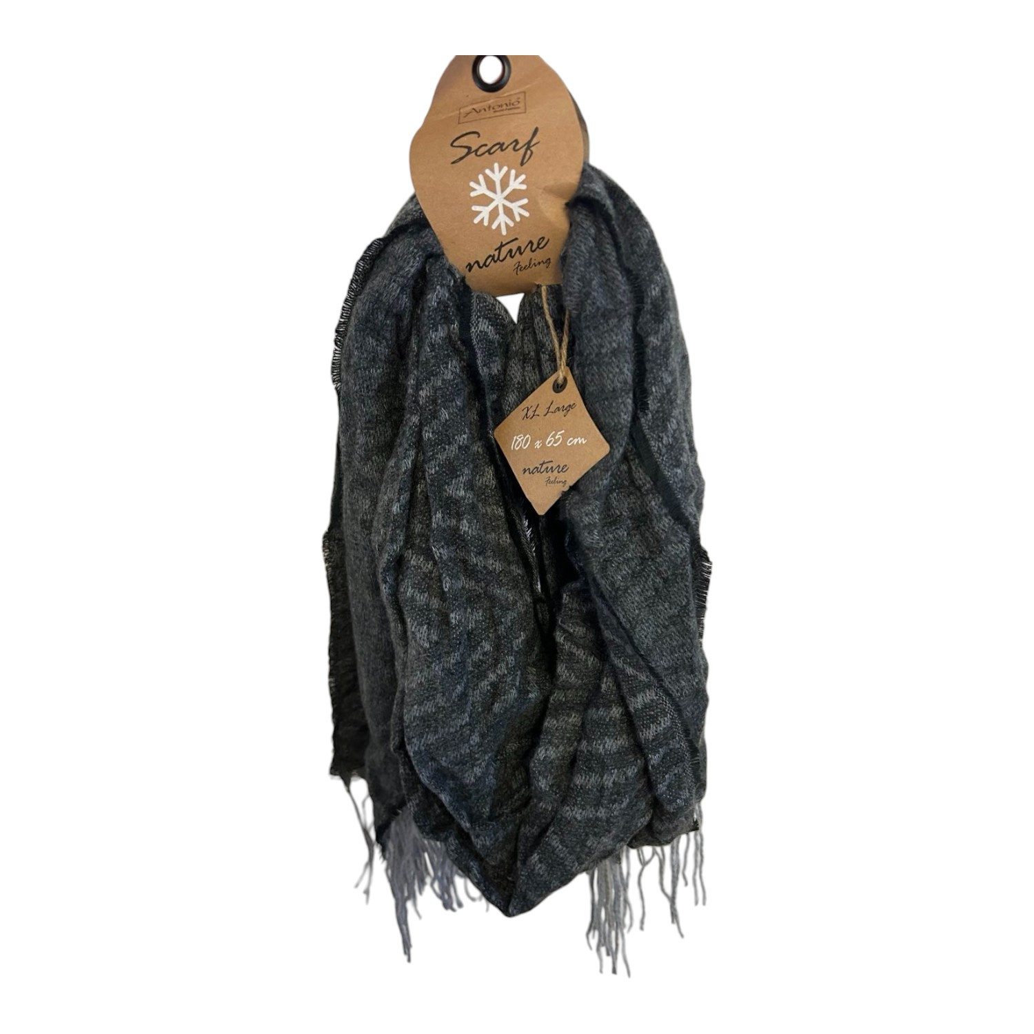 VewoTex Schal Winter Damen Schal Soft Cashmera » Winterschal Boutique Zic Zac, (Kein Set, 1-St. Einzeln), » Damenschal » Fransenschal 180 x 65 cm
