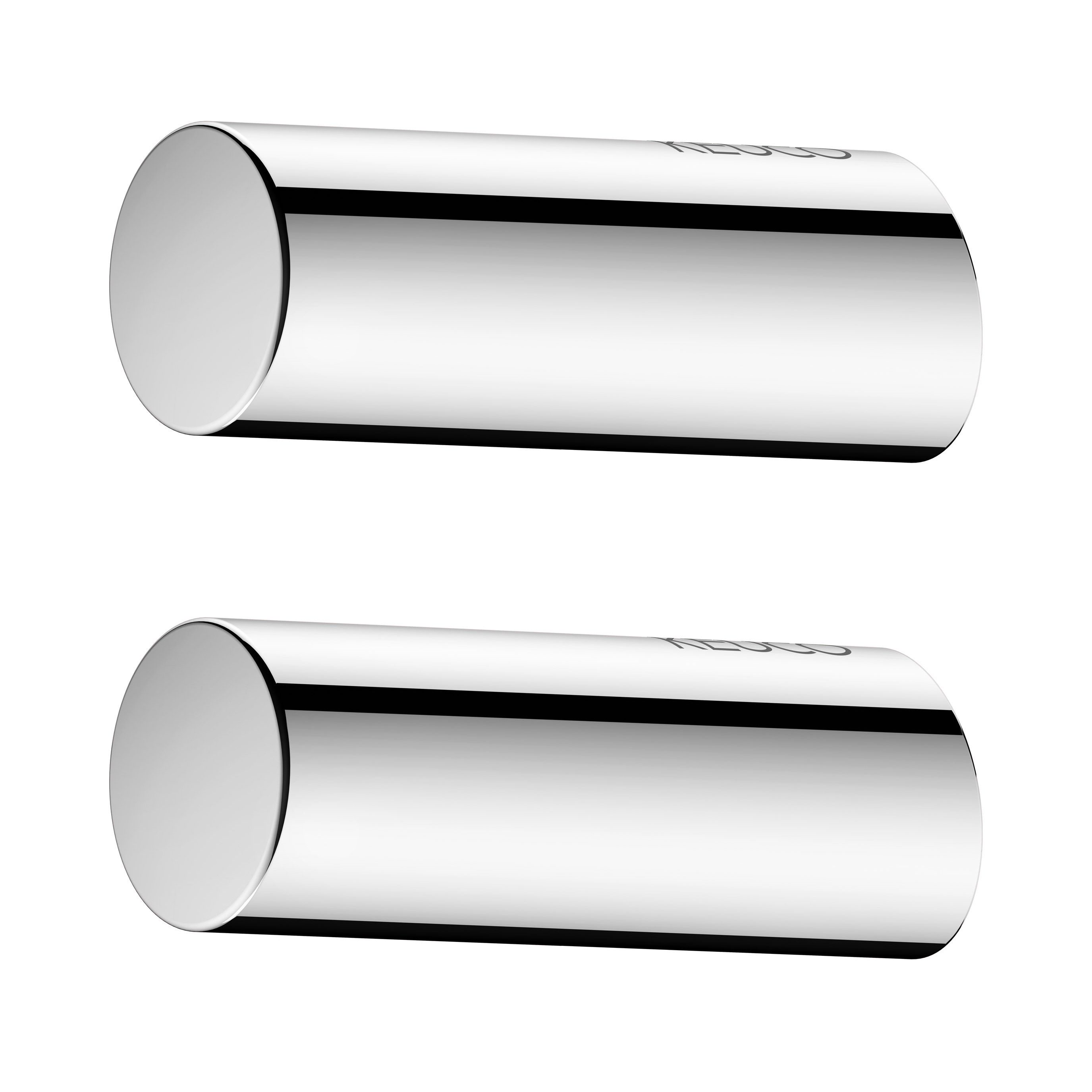 Keuco Handtuchhaken Reva 2er Set, (Set), aus Metall, verchromt, für Handtücher und Bademäntel, Wandmontage