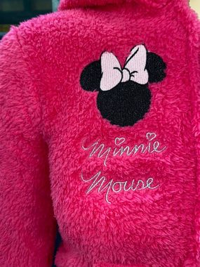 Disney Minnie Mouse Fleecejacke »Minnie Mouse Fleecejacke für Mädchen Gr 98 104 110 116 128 Jacke Warm + Weich Minni Maus Coral Fleece Kita + Schule«
