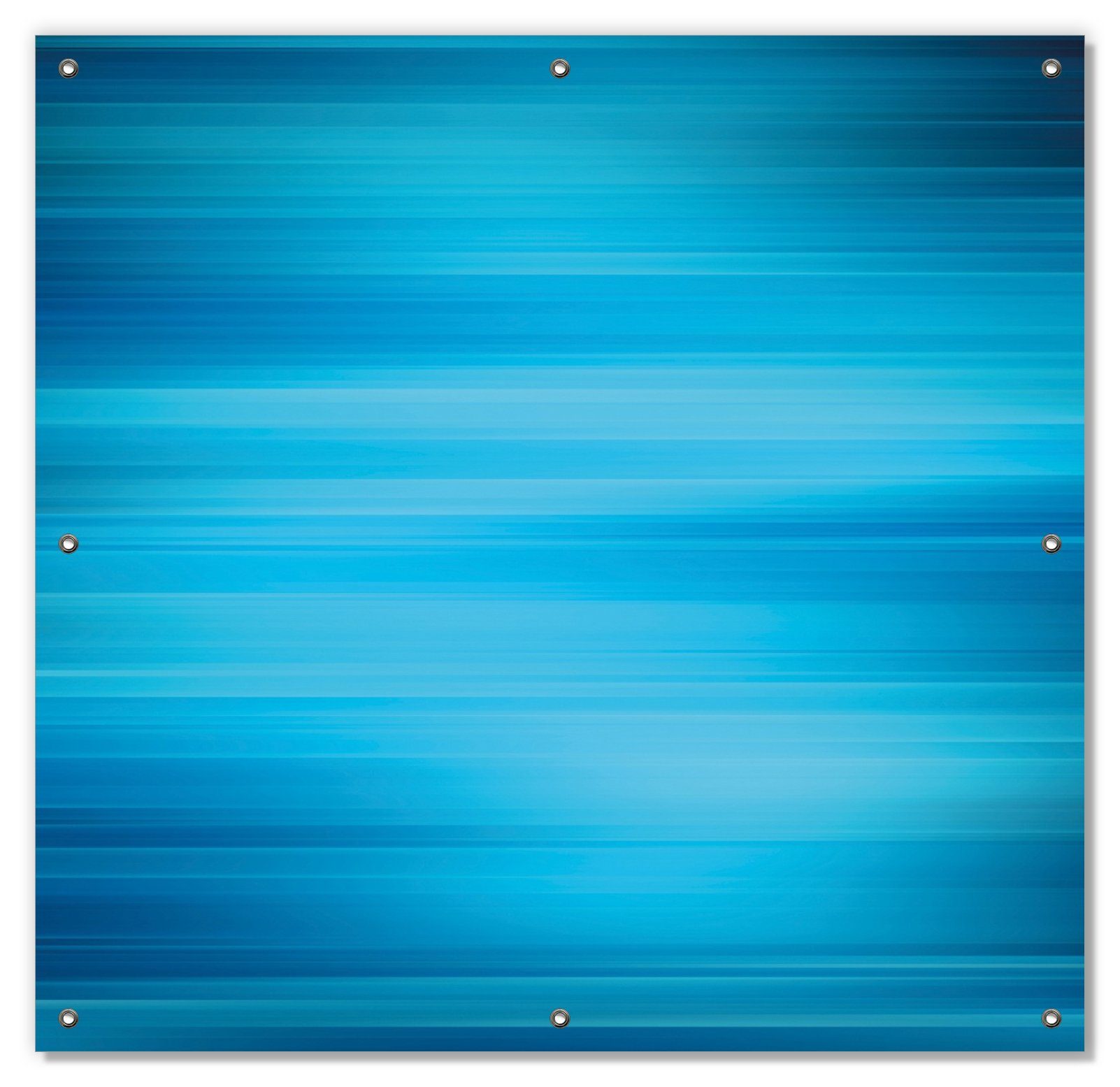 Sonnenschutz Blau und schwarz gestreift - Abstraktes Streifenmuster, Wallario, blickdicht, mit Saugnäpfen, wiederablösbar und wiederverwendbar